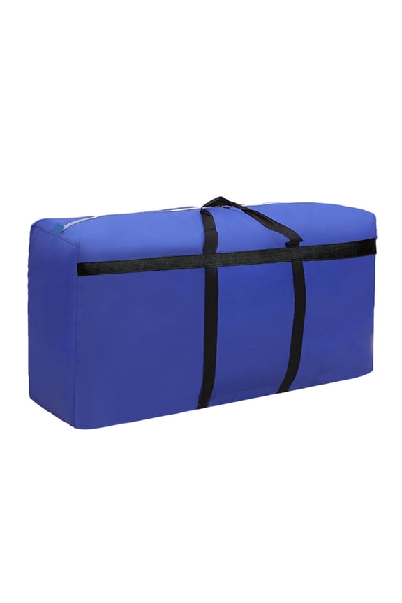 Extra Large Storage Bags, Huge Moving Bags Heavy Duty with Zipper and Stronger Handles, Big Foldable Duffle Bag for Travel - Storage Totes Moving Boxes for College, Christmas Tree, Bedding Navy