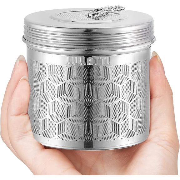 Extra Large Tea Ball Infuser for Pitcher(2 Pack), 18/8 Stainless Steel Tea Steeper, Extra Fine Mesh Tea Strainer Perfect for Brewing Herbs, Iced Tea, Coffee, Cooking Soup