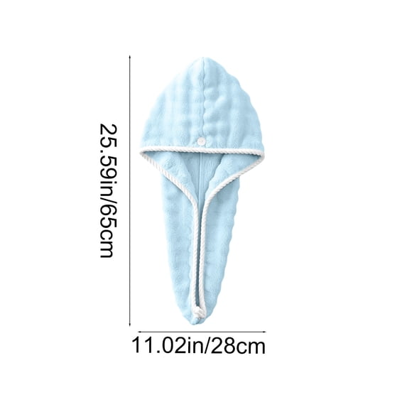 Extra Large Thickened Hair Drying Towel for Women, Soft Highly Absorbent Fast Dry Hair Wrap, Quick Dry Hair Turban for Long Curly Hair, Bathroom Home Travel Use