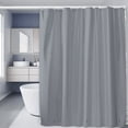 thumbnail image 1 of Extra Large Thickened Waterproof Shower Curtain with Magnets, Polyester Fabric Bathroom Decor with 12 C-Hooks for Bath Tub, Room Divider, 1 of 6
