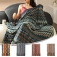 thumbnail image 1 of Extra Large Throw Blanket for Couch Home Office Hotel 100% Cotton Super Soft Blanket Red 47"x70" by Xuniizn, 1 of 1