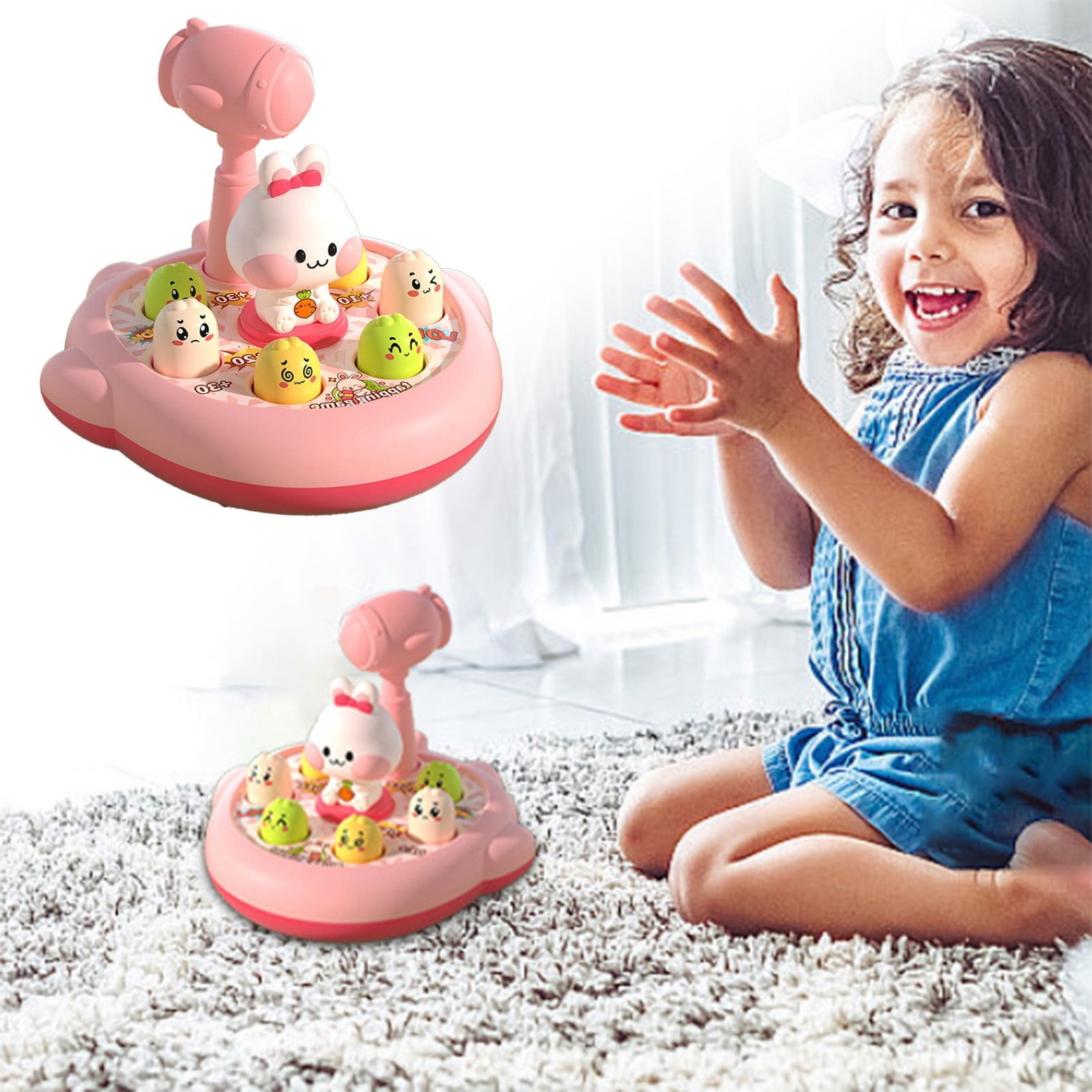 Extra Large for Toddlers Farm Girl Vintage 1 Animal Matching Game Head