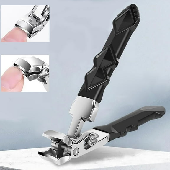 Extra Large Toe Nail Clippers for Thick Nails, Stainless Steel, Easy Grip Handle