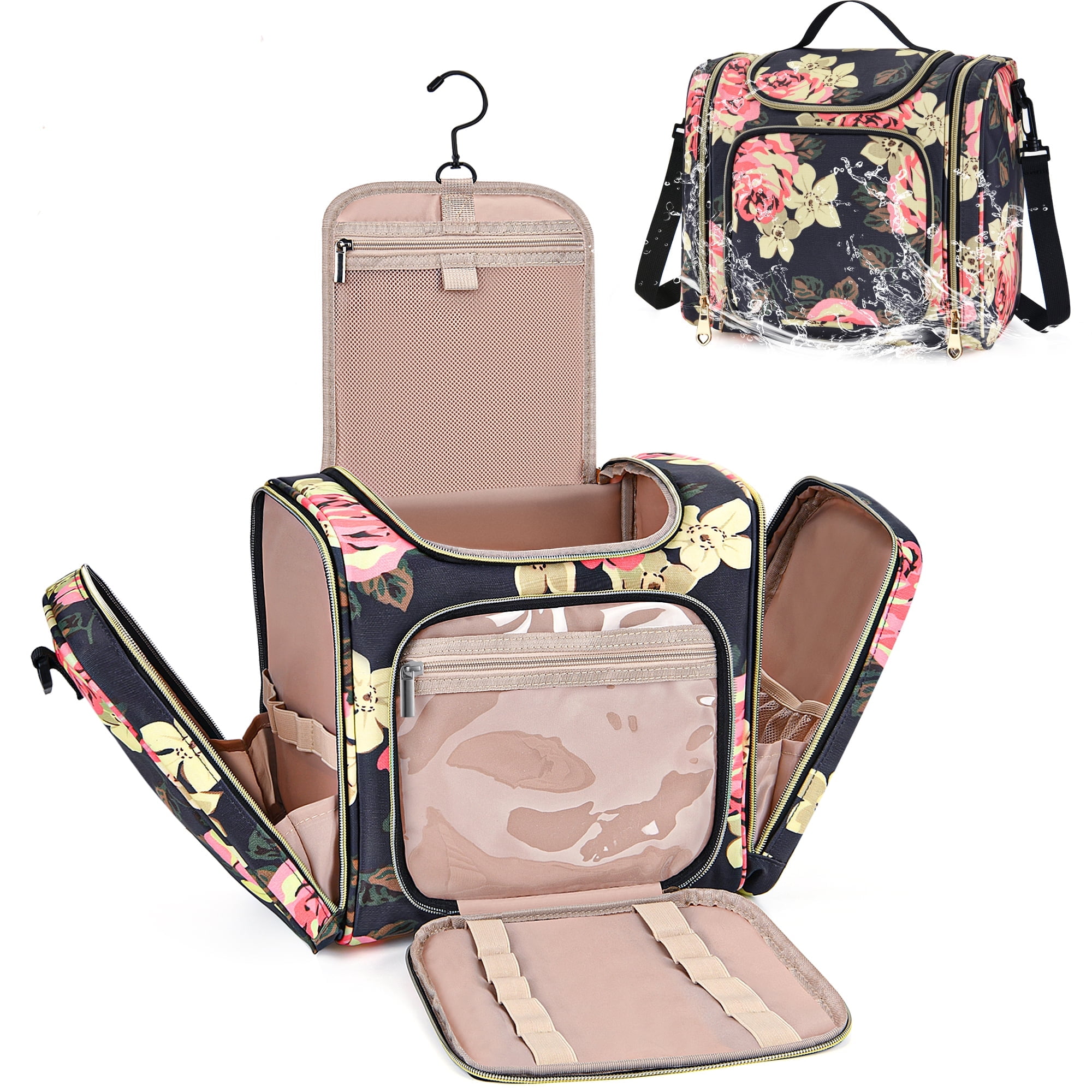 Extra Large Toiletry Bag Travel Bag for Women, Hanging Cosmetic