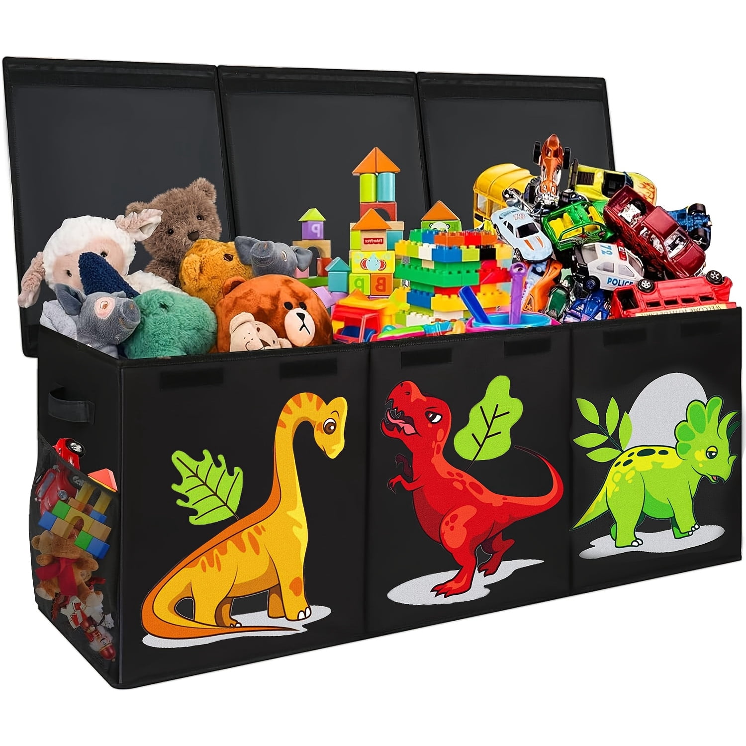 Extra Large Toy Box, Collapsible Sturdy Storage Organizer With Lids ...