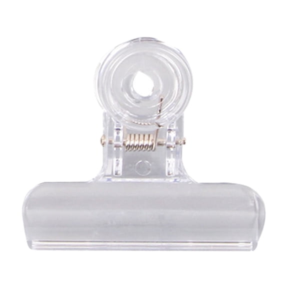 Extra Large Transparent Plastic Clip 1.97 Inch Big Document Clamp for Multiple Papers Heavy Duty Office Use Long Tail Design for Easy Handling Bill Document Holder Robust Clip for High-Capacity Needs