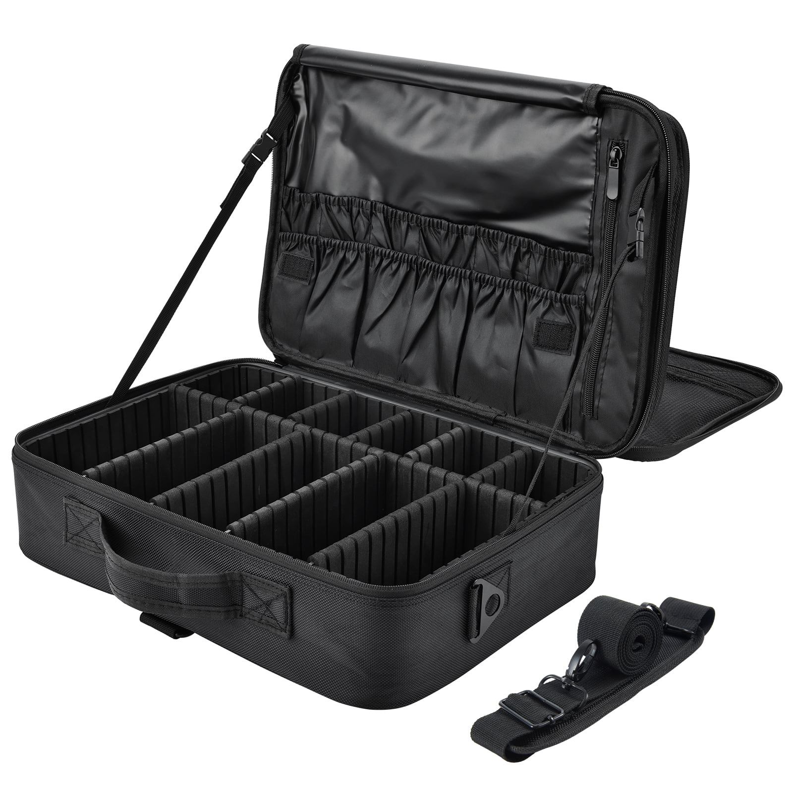 Joligrace Professional Traveling Makeup Bag Portable Carry Cosmetic Organizer for Makeup Artists Black Walmart