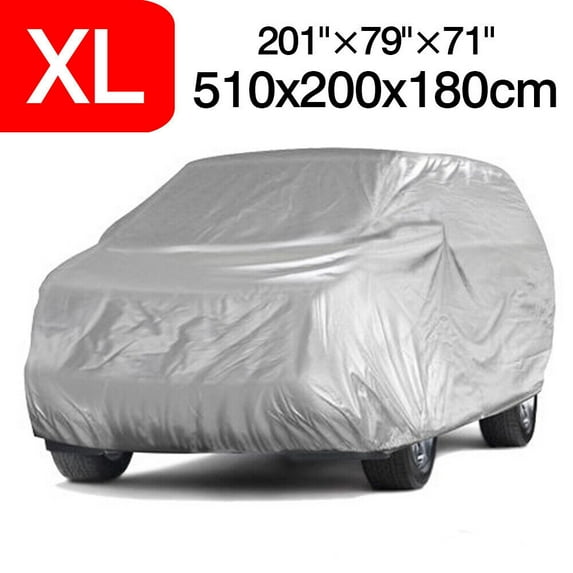 Extra Large Universal SUV Full Car Cover for All Weather Protection Waterproof Breathable Rain UV Dust Resistant Protection