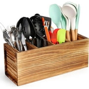 Plastic Kitchen Utensils Holder with Metal Frame Countertop Wall