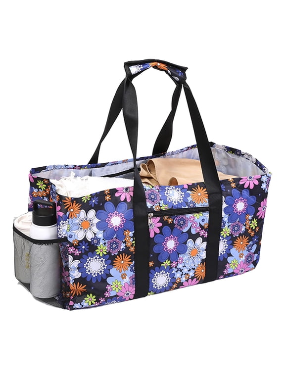 Extra Large Utility Tote Bag - Reusable Grocery Bags Foldable Heavy Duty VT04