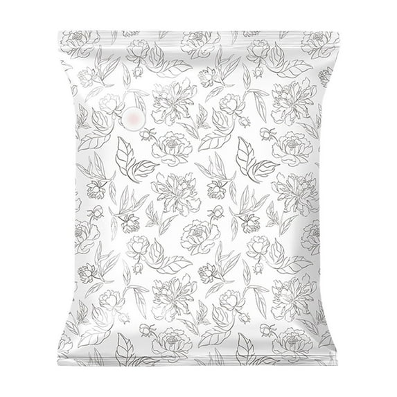 Extra Large Vacuum Storage Bag, Transparent Clothes Storage Bag, Durable Polyester Compression Bag for Bedding Comforters Blankets, Portable Reusable Space Saver Organizer