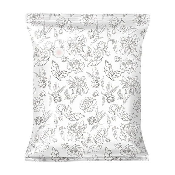 Extra Large Vacuum Storage Bag, Transparent Clothes Storage Bag, Durable Polyester Compression Bag for Bedding Comforters Blankets, Portable Reusable Space Saver Organizer