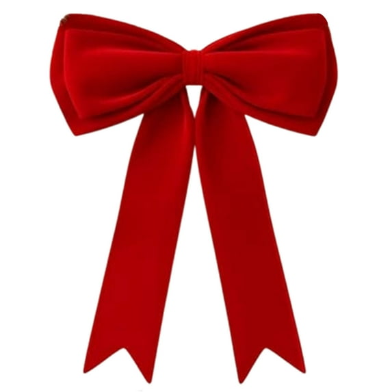 Extra Large Velvet Christmas Bows 18.9x24.8 Inch Red Velvet Bow for Christmas Tree Topper Wreath Front Door Indoor Outdoor Holiday Xmas Decor Home Mantle Wall Party Celebration