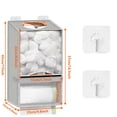 thumbnail image 1 of Extra Large Wall Mounted Bag Holder, No Drill Plastic Storage Rack, Hanging Organizer for Home, Over The Door Trash Bag Dispenser, Laundry Room Essential​, Gray, 1 of 5