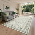 thumbnail image 1 of Extra Large Washable Area Rug 10x13 Vintage Floral Living Room Rug Non Slip, Ultra Soft Thin Carpet, Foldable Low Pile Non Shedding Floor Carpet, Indoor Non Shedding Printed Mat, Beige, 1 of 8