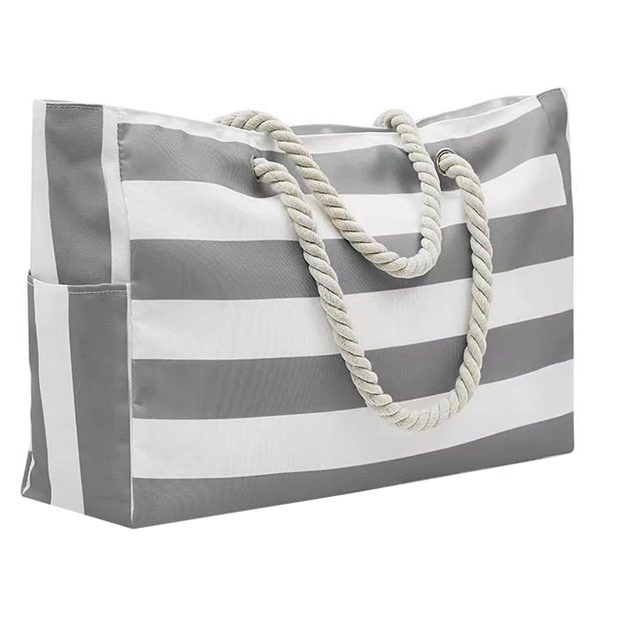 Extra Large Waterproof Beach Bag with Side Pockets for Beach Holiday