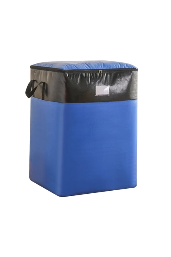 Extra Large Waterproof Moving Storage Bag, Heavy Duty Packing Tote with Zipper & Reinforced Handles for Clothes, Bedding, Travel Storage