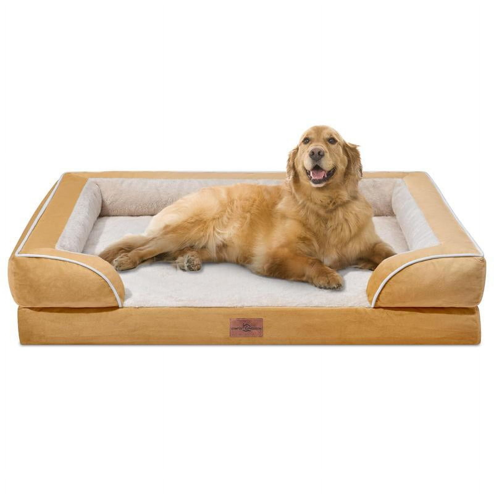 "Extra Large Waterproof Orthopedic Dog Bed with Removable Washable ...