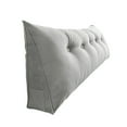thumbnail image 1 of Extra Large Wedge Reading Pillow for Adults - 24x20x8 Inch Triangular Backrest with Removable Cover - Bed Rest Support Cushion for Sitting Up, Lumbar Comfort & Daybed Use, 1 of 5