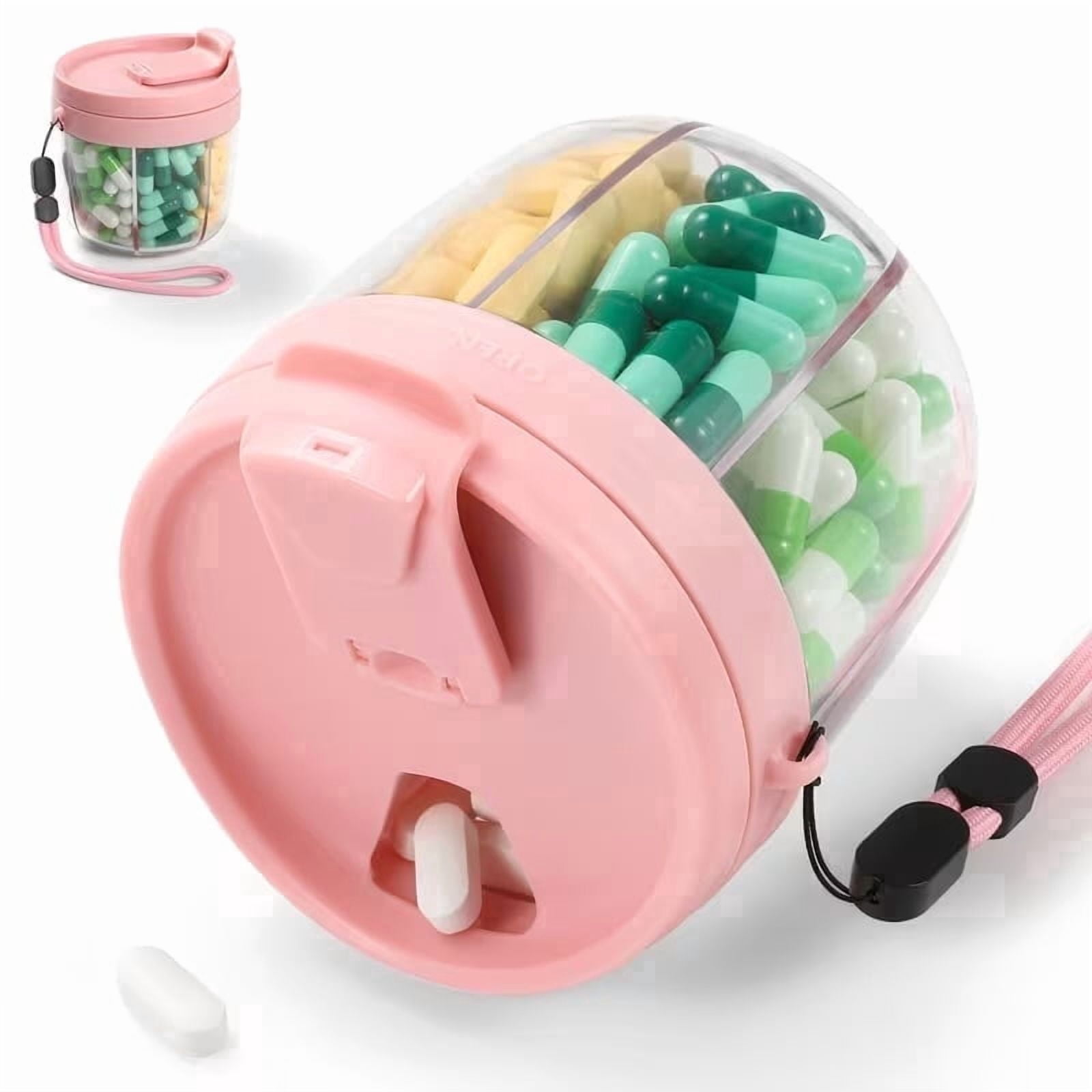 Extra Large Weekly Pill Organizer 2 Times a Day - XL Pill Case Am Pm ...