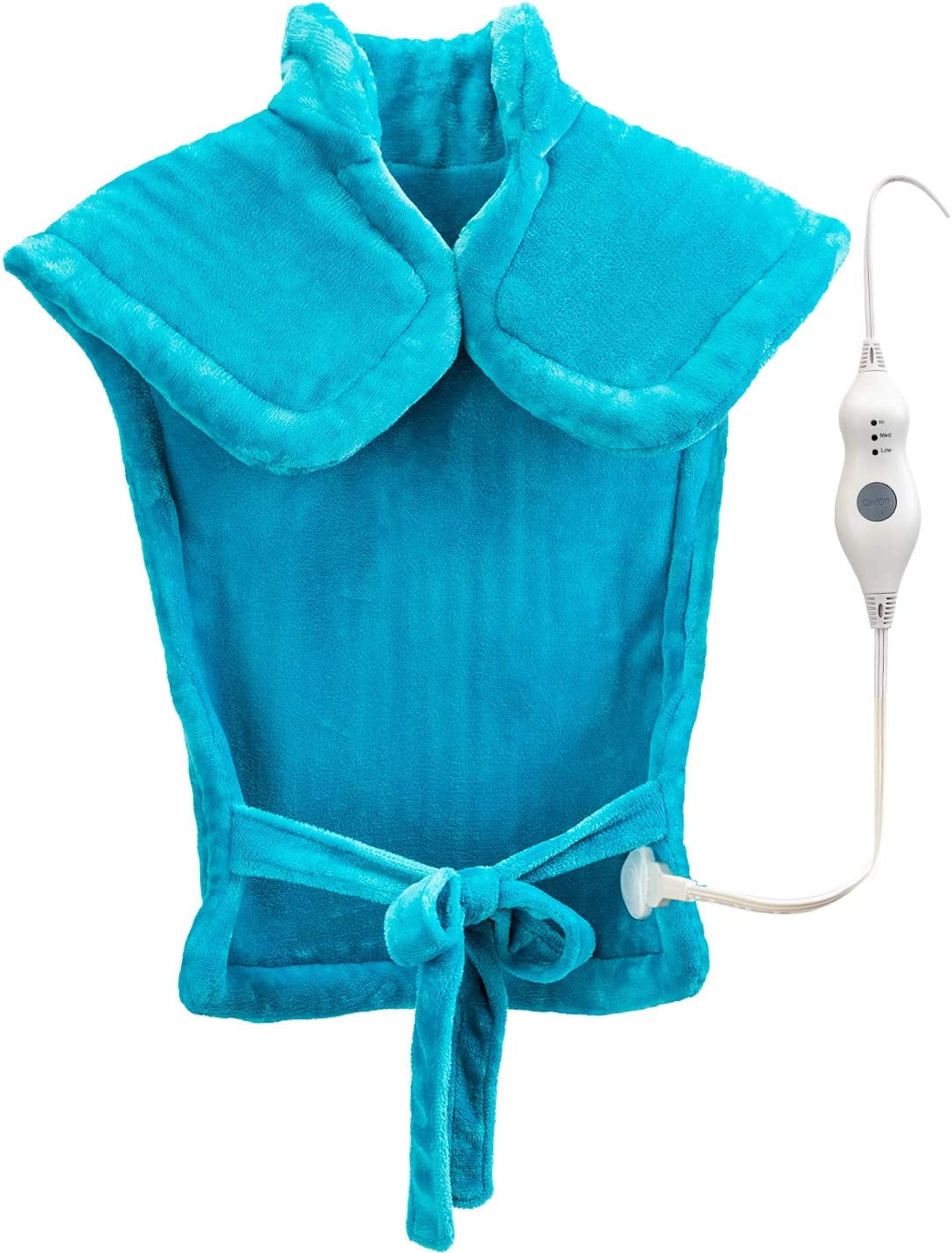 Extra Large Weighted Heating Pad for Back Pain Relief and Cramps XL 24' x33'' Electric Heat