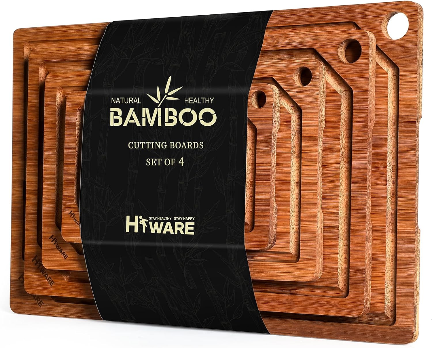 Extra Large Wood Cutting Boards - Heavy Duty Bamboo Cutting Boards for