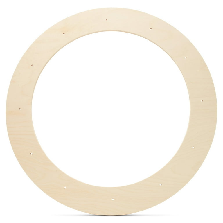 Extra-Large Wreath Frame 18-inch Diameter, Pack of Wood Wreath
