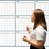 Extra Large Yearly Planner - Eye-Catching Wall Calendar for Home, Office, and Classroom Use - Decorative and Easy to Read Schedule