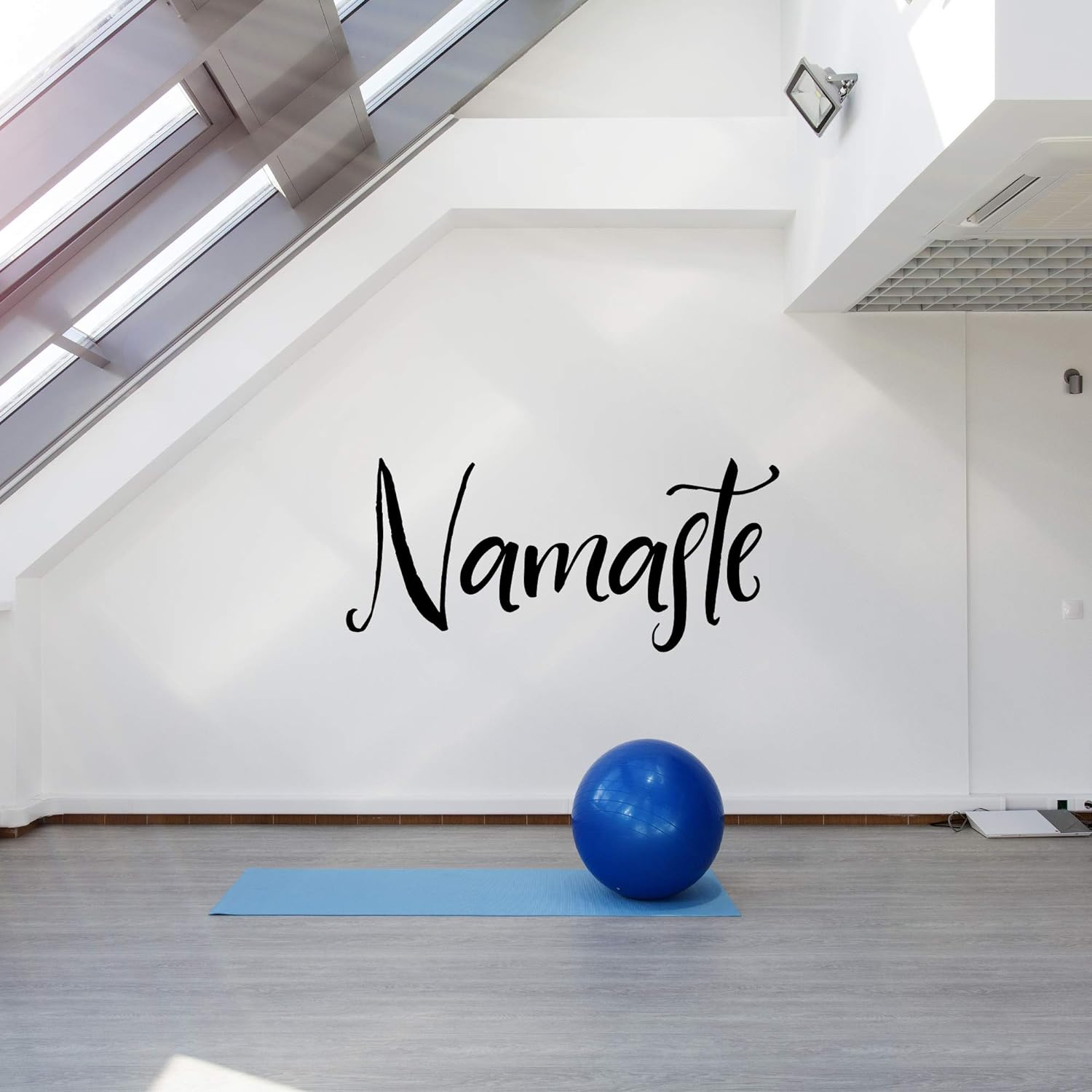 Extra Large Yoga Wall Decal Big Namaste Wall Sticker Huge Lettering