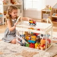 thumbnail image 1 of Extra Large Zippered Storage Container with Handles for Home Organization and Seasonal Bedding Items, 1 of 3