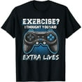 thumbnail image 1 of Extra Lives Funny Video Game Controller Retro Gamer Boys T-Shirt, 1 of 4