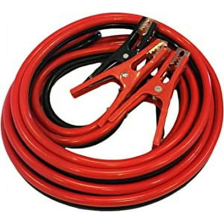 Extra Long 4-Gauge Jumper Cables (20 Feet Length)