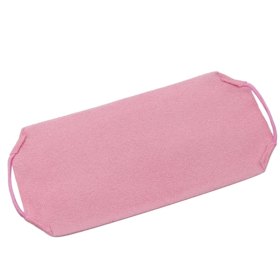 Extra Long Back Scrubber Towel, Gentle Exfoliating Bath Sponge with Easy-Grip Handle, Durable Fabric, Shower Essentials for Body Care, Spa & Skincare Routine, 17.7 × 7.9 Inch