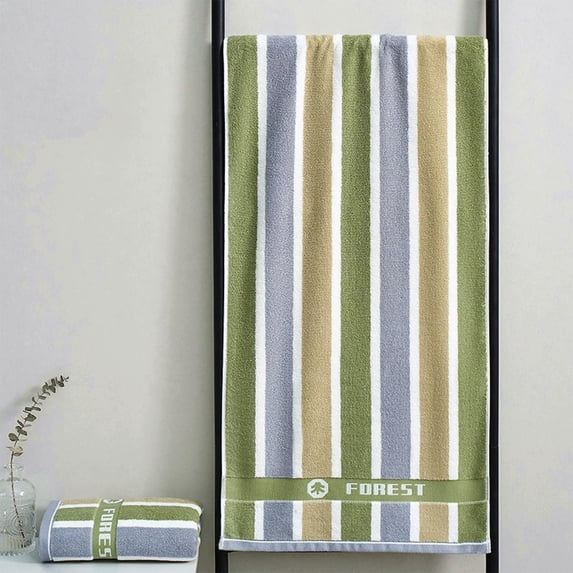 Extra Long Bath Towel | 40x90cm Large Absorbent Cotton Towel for Gym, Sports & Home | Super Soft & Quick-Drying | 1 Piece
