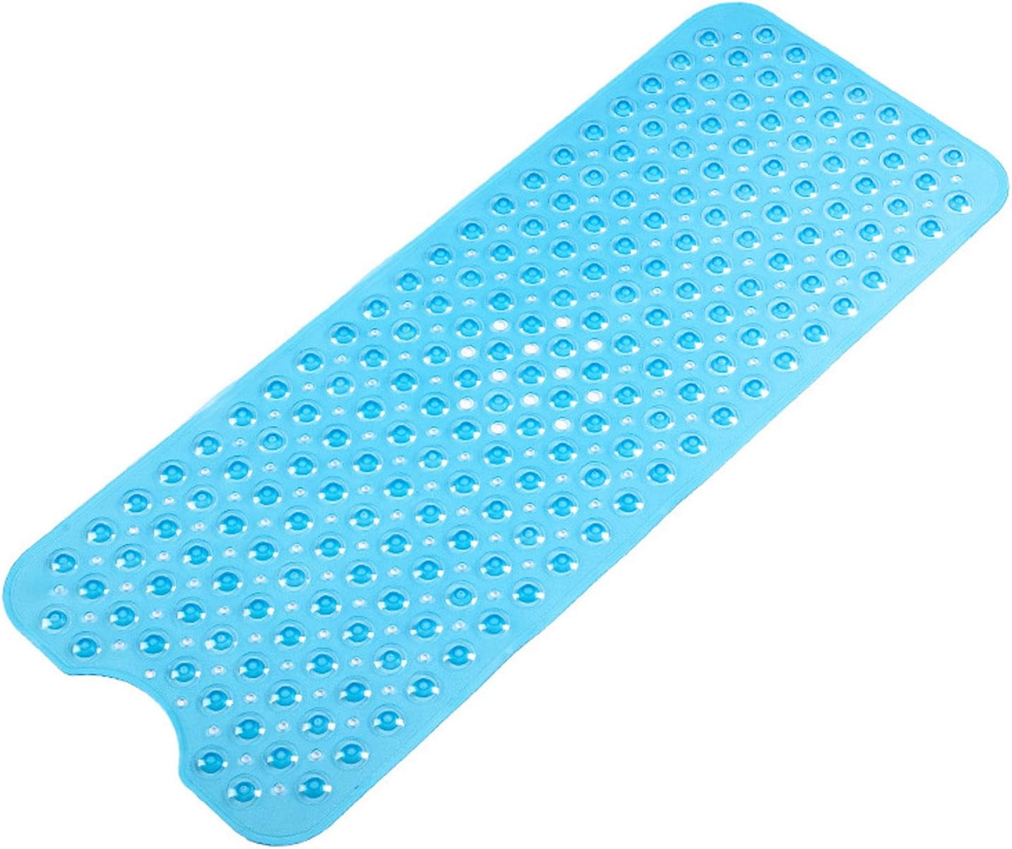 Extra Long Bathtub Mat with Suction Cups and Drain Holes NonSlip