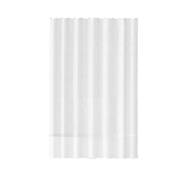 Extra Long Beige Shower Curtain Liner, - 70" x 70" , Waterproof PEVA Lightweight Shower Liner for Bathroom, PVC Free, Grommets White