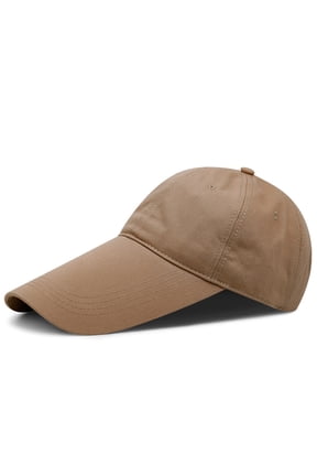 Extra Long Bill 100% Washed Cotton Baseball Cap Lengthened Brim Sun Protection Hat Long Large Bill Cap