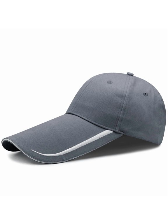 Extra Long Bill 100% Washed Cotton Baseball Cap Lengthened Brim Sun Protection Hat Long Large Bill Cap