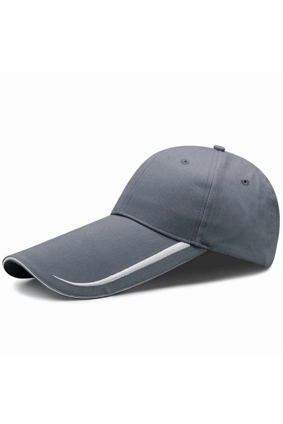 Extra Long Bill 100% Washed Cotton Baseball Cap Lengthened Brim Sun Protection Hat Long Large Bill Cap