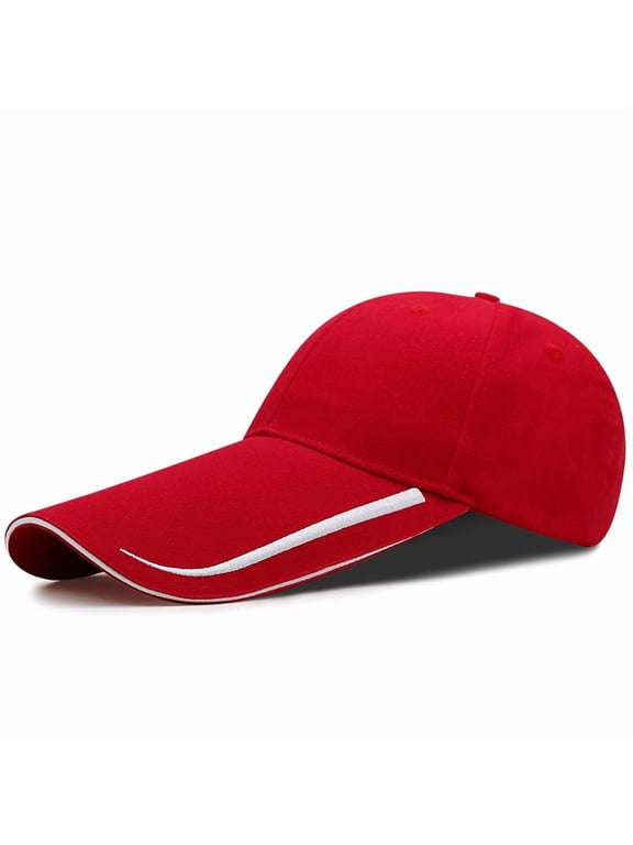 Extra Long Bill 100% Washed Cotton Baseball Cap Lengthened Brim Sun Protection Hat Long Large Bill Cap
