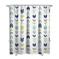 thumbnail image 1 of Extra Long Boho Shower Curtain 72x84 Inches - Vintage Floral & Tropical Leaves Pattern, Waterproof Bohemian Bathroom Decor with 12 Hooks, Tribal Rustic Style, 1 of 5