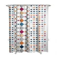 thumbnail image 1 of Extra Long Boho Shower Curtain 72x84 Inches - Vintage Floral & Tropical Leaves Pattern, Waterproof Bohemian Bathroom Decor with 12 Hooks, Tribal Rustic Style, 1 of 5