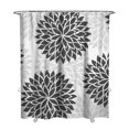 thumbnail image 1 of Extra Long Boho Shower Curtain 72x84 Inches - Vintage Floral & Tropical Leaves Pattern, Waterproof Bohemian Bathroom Decor with 12 Hooks, Tribal Rustic Style, 1 of 4