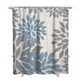 thumbnail image 1 of Extra Long Boho Shower Curtain 72x84 Inches - Vintage Floral & Tropical Leaves Pattern, Waterproof Bohemian Bathroom Decor with 12 Hooks, Tribal Rustic Style, 1 of 5