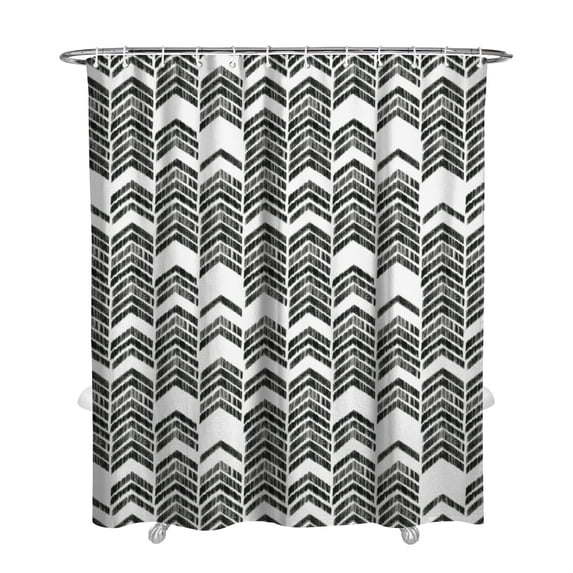 Extra Long Boho Shower Curtain 72x84 Inches - Vintage Floral & Tropical Leaves Pattern, Waterproof Bohemian Bathroom Decor with 12 Hooks, Tribal Rustic Style