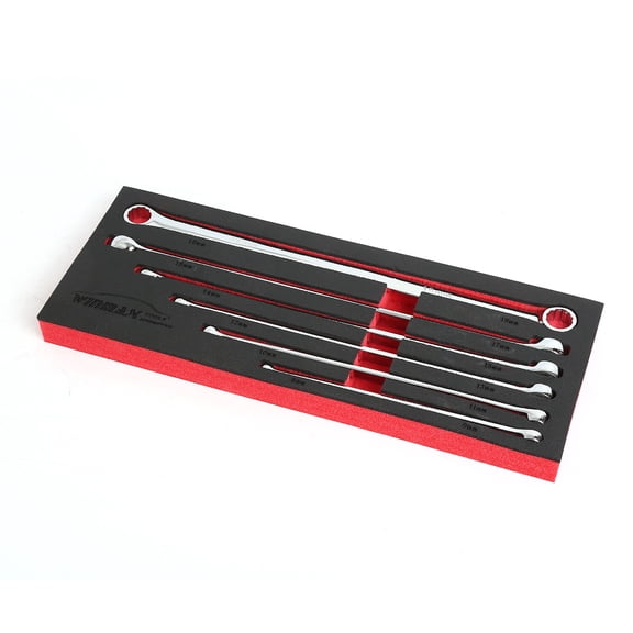 Extra Long Box End Wrench Set, Metric Durable Aviation Spanner CRV 6PC 8mm-19mm