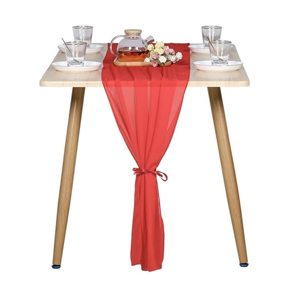 Extra Long Chiffon Table Runner 2.29*9.84 Ft Boho Table Runner Gauze Table Runner Boho Wedding Decor,wedding Arch Draping Fabric
