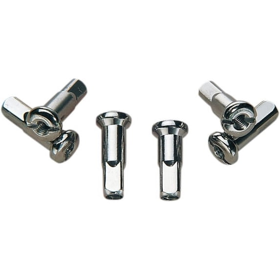 Extra Long Chrome Nipples for Drag Specialties Spoke Sets