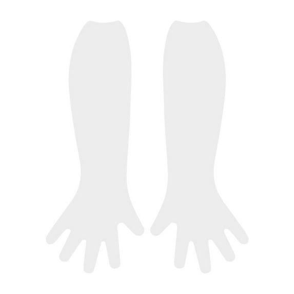 Extra Long Clear Disposable Clear Plastic Gloves for Cleaning,Cooking,Hair Coloring,Restaurants,Washing Full Size Polyethylene Heavy Duty