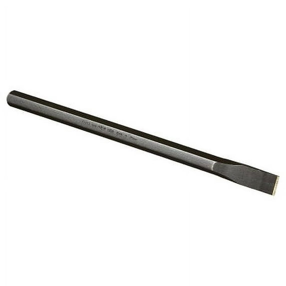 Extra Long Cold Chisel, 12 In Long, 3/4 In Cut, Black Oxide | Bundle of 5 Each